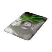 Tapis De Bain Animaux de bébés cutest | Singe des neiges surpris (Angle)