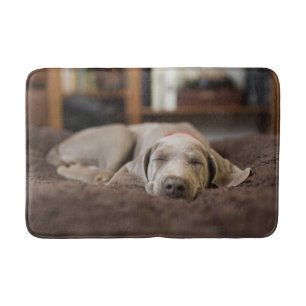 Tapis De Bain Animaux de bébés cutest Weimaraner Puppy Sleepin