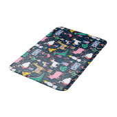 Tapis De Bain Animaux de vacances et icônes Motif (Angle)