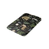 Tapis De Bain Animaux mignons : Aquarelle Tirée À La Main. (Angle)