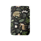 Tapis De Bain Animaux mignons : Aquarelle Tirée À La Main. (Devant (Vertical))