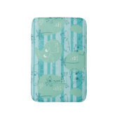 Tapis De Bain Animaux mignons jouant avec de l'eau 1 (Devant (Vertical))