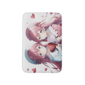 Tapis De Bain Anime coeur Saint Valentin (Devant (Vertical))