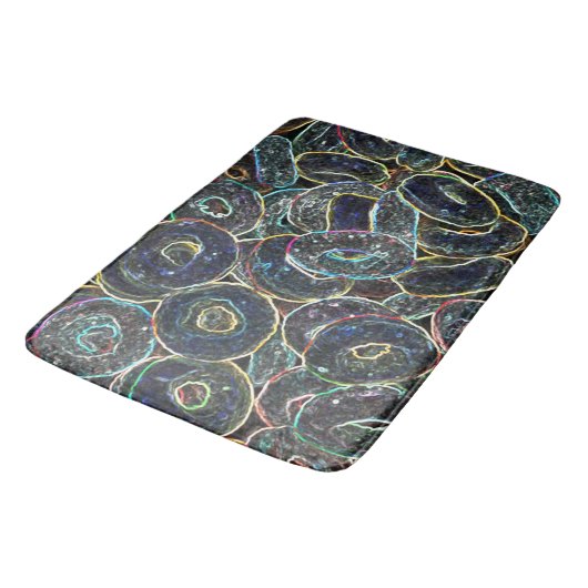 Tapis De Bain Anneaux de Neon (Angle)