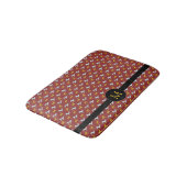 Tapis De Bain Année du chien 2018 Zodiac Anniversaire Monogramme (Angle)