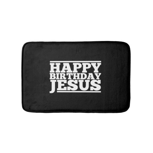 Tapis De Bain Anniversaire Jésus Noël (Devant)