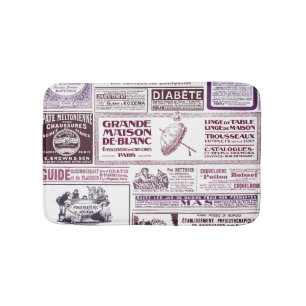 Tapis De Bain Annonces vintages de journaux français 1910