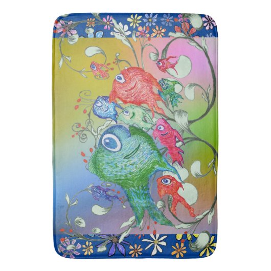 Tapis De Bain Anticipation de la pêche (devant Vertical)