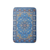 Tapis De Bain Antique Oriental Bleu Turc Tapis Perse (Devant (Vertical))