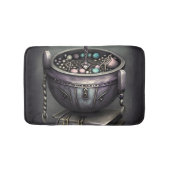 Tapis De Bain Antique Steampunk Cauldron | Pile de Spellbooks (Devant)