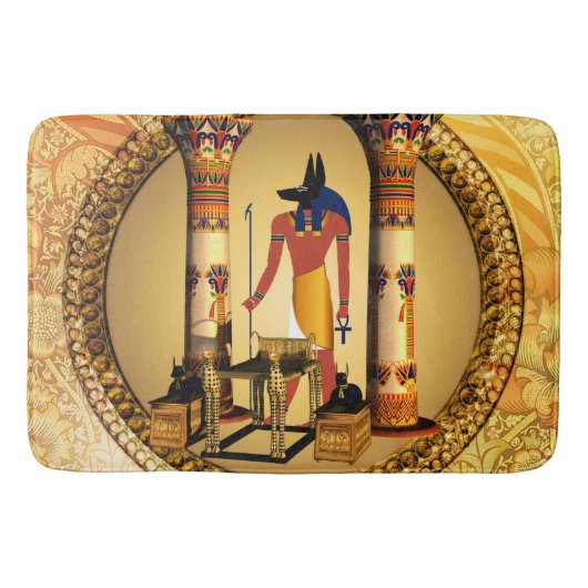 Tapis De Bain Anubis le dieu égyptien (Devant)