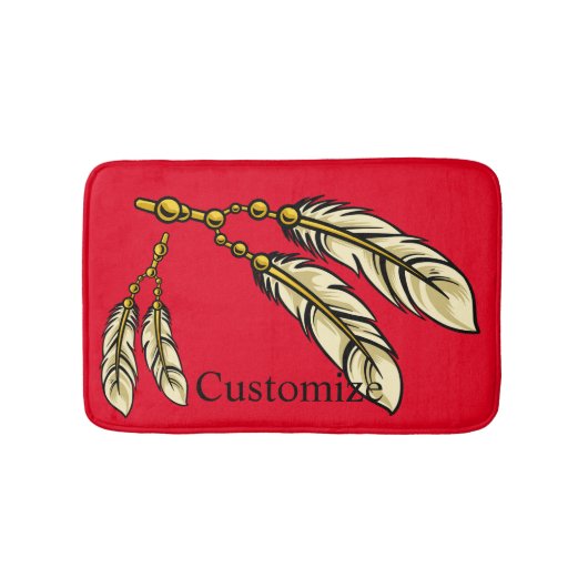 Tapis De Bain Apache Feathers Thunder_Cove (Devant)