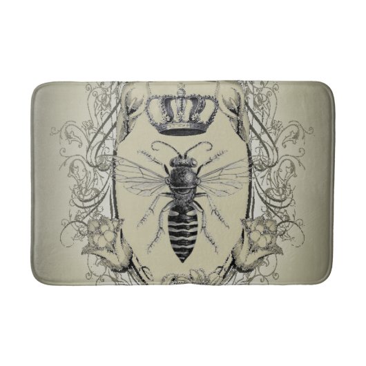 Tapis De Bain apiculteur de paris steampunk reine d'abeille fran (Devant)