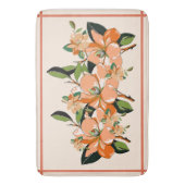 Tapis De Bain Apricot Azalea sur la crème (devant Vertical)