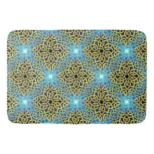Tapis De Bain Aqua Background de Victorian Golden