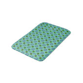 Tapis De Bain Aqua Floral (Angle)