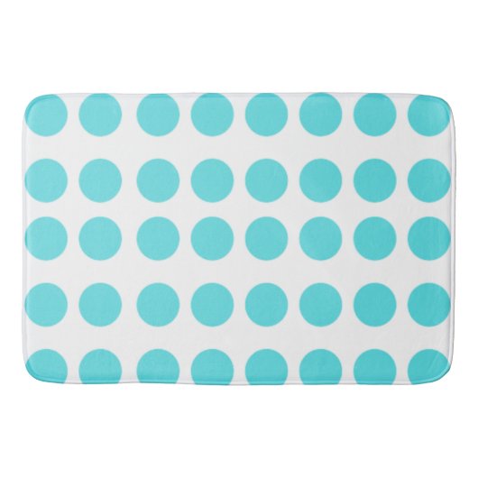 Tapis De Bain Aqua Pois (Devant)