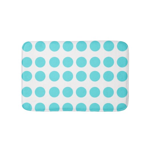Tapis De Bain Aqua Pois (Devant)
