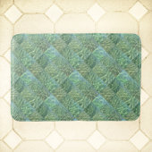 Tapis De Bain Aquamarine Patchwork Sea Green Water Boho Chic