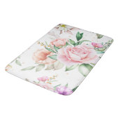 Tapis De Bain Aquarelle Abstraite florale pour femmes (Angle)