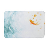 Tapis De Bain Aquarelle Abstraite Koi Fish Serenity (Devant)