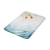 Tapis De Bain Aquarelle Abstraite Koi Fish Serenity (Angle)
