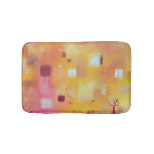 Tapis De Bain Aquarelle Abstraite moderne