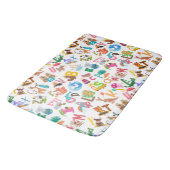 Tapis De Bain Aquarelle Animal Alphabet Cute Enfants (Angle)
