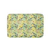 Tapis De Bain Aquarelle, Aquarelle Oiseaux (Devant)