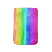 Tapis De Bain Aquarelle arc-en-ciel (Devant (Vertical))