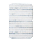 Tapis De Bain Aquarelle Bleu Ardoise, Gris, Blanc (Devant (Vertical))
