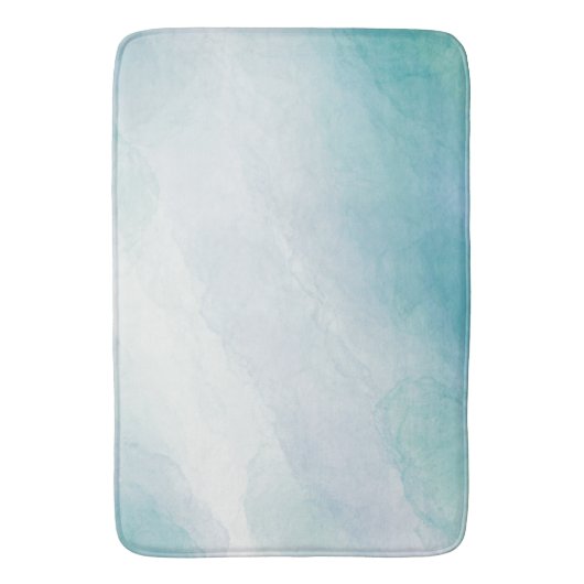 Tapis De Bain Aquarelle bleue (devant Vertical)