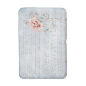 Tapis De Bain Aquarelle Blush Floral Musique française (Devant (Vertical))