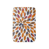 Tapis De Bain Aquarelle brosse traits - effet rouillé (Devant (Vertical))