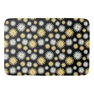 Tapis De Bain Aquarelle calme Motif Avril de marguerites