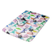 Tapis De Bain Aquarelle Chats Bain Mat (Angle)