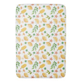 Tapis De Bain Aquarelle Citrons & Popsicles (devant Vertical)