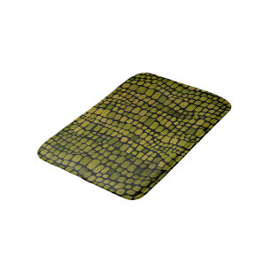 Tapis De Bain Aquarelle Crocodile Imprimer