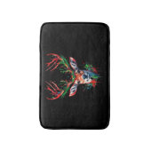 Tapis De Bain Aquarelle de cerf de Noël (Devant (Vertical))