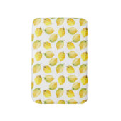 Tapis De Bain Aquarelle de citrons (Devant (Vertical))