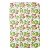 Tapis De Bain Aquarelle de fraise rouge (devant Vertical)