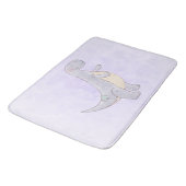 Tapis De Bain Aquarelle de jouet de dinosaure préhistorique (Angle)
