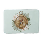 Tapis De Bain Aquarelle de la boussole (Devant)