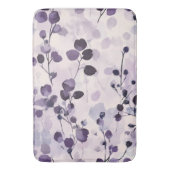 Tapis De Bain Aquarelle de lavande Eucalyptus Floral (devant Vertical)