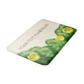 Tapis De Bain aquarelle de nénuphar (Angle)