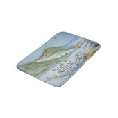 Tapis De Bain Aquarelle de plage (Angle)