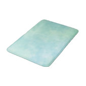 Tapis De Bain Aquarelle de teinture bleu à la menthe Aqua (Angle)