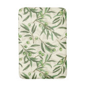 Tapis De Bain Aquarelle des branches d'olive (Devant (Vertical))