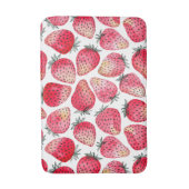 Tapis De Bain Aquarelle et encre de fraises (Devant (Vertical))