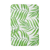 Tapis De Bain Aquarelle feuille de palme (Devant (Vertical))